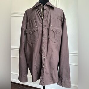 House of Lords Brown Shirt, Size XXL